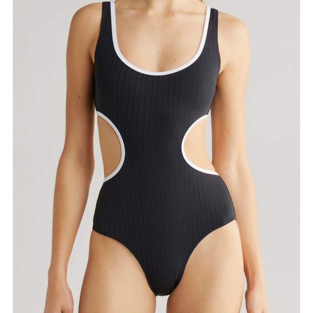 SOLID & STRIPED Sarah Cut Out One Piece